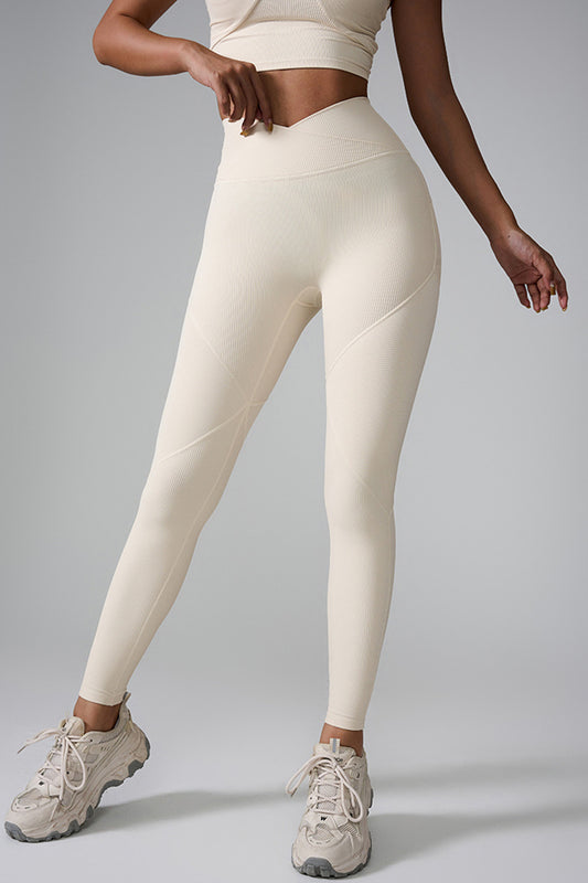Trendy High Waist Active Leggings - Available in Various Colors